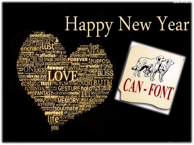 de Can Font - HAPPY NEW YEAR TO ALL